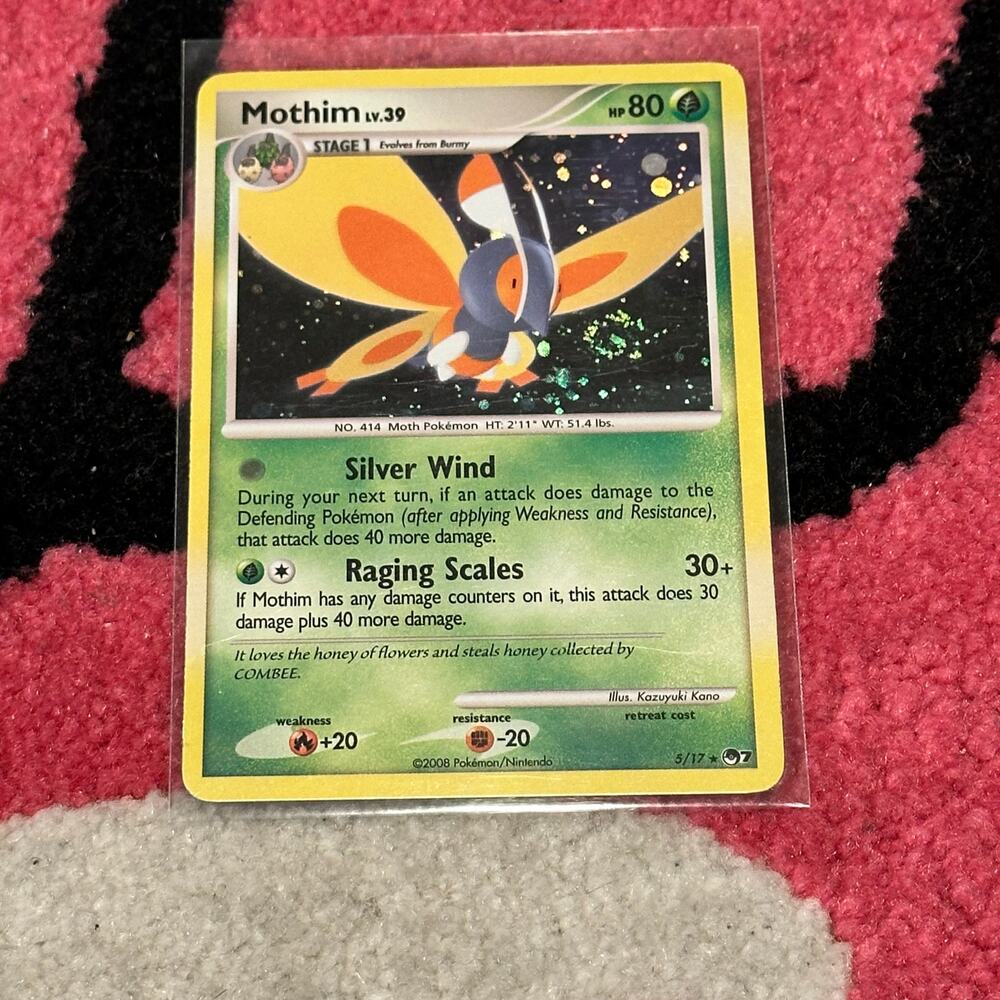 Mothim 5 – Pokémon TCG POP Series 7 Holo – As Pictured